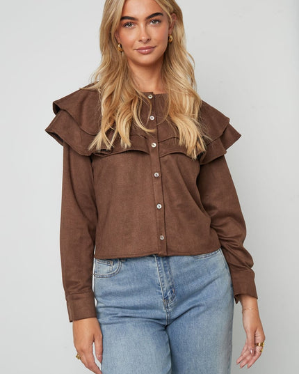 Layered Blouse Suede