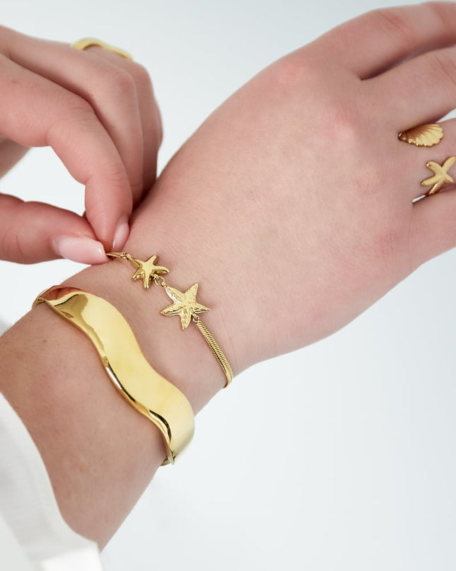 Dubbele ster armband