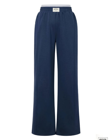 Polyester fiber (polyester) Straight pants Solid color Sporty All Fit  Clothes