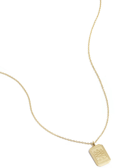 Amsterdamse Grachtenpand Roestvrijstalen Ketting