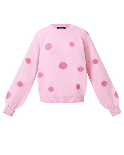 Polyestervezel (polyester) Gebreide truien Stippen Casual Herfst/Winterkleding