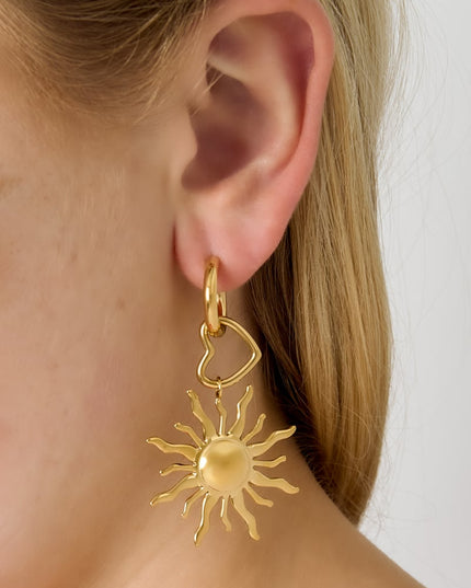 Warm Sunrays oorbellen