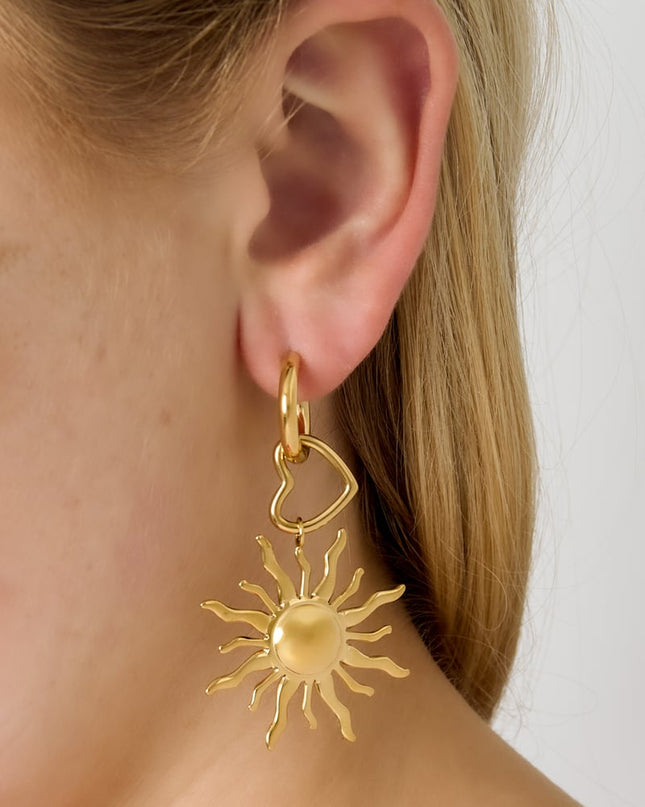 Warm Sunrays oorbellen