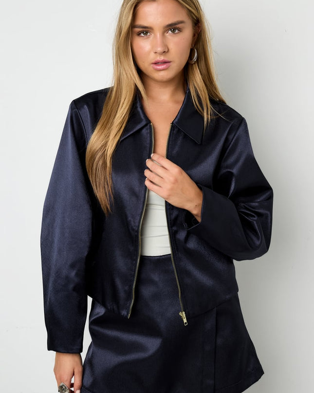 Satin Look Jacket