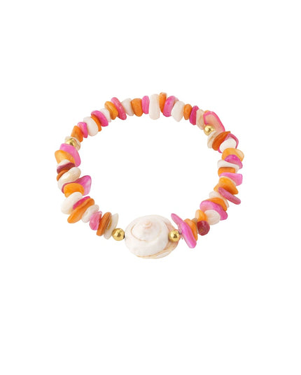 Armband met zonsondergangschelpen