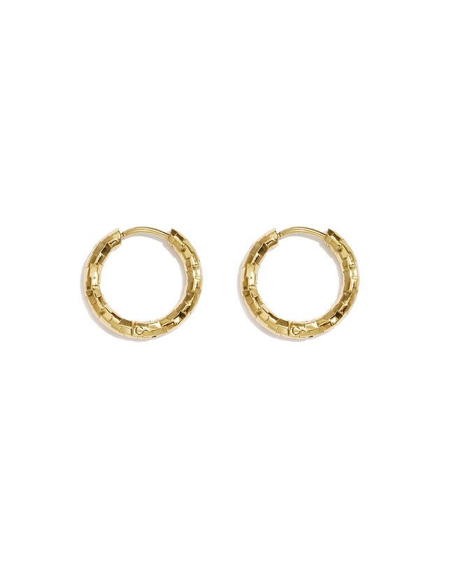 Oorbellen van roestvrij staal, Circle Simple, Simple Series, damessieraden