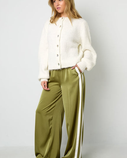 Satin Pants Stripe