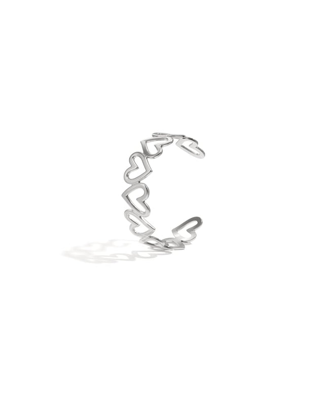 Stainless Steel Cuff Bracelets Heart Casual Daily Simple Series Women's jewelry