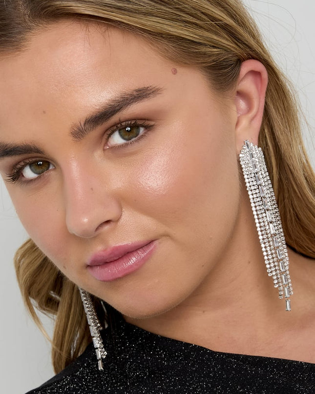 Koperen oorbellen met hanger, geometrisch, elegant, kerst, luxe serie, damessieraden