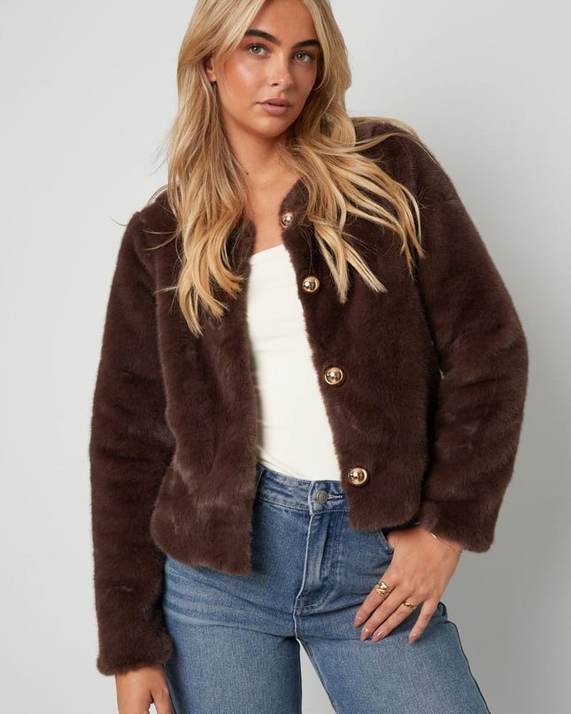Faux Fur Jacket