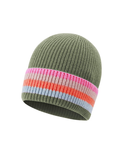 Meerkleurige gestreepte hoed