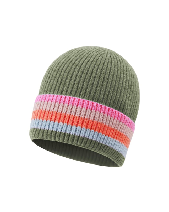 Meerkleurige gestreepte hoed