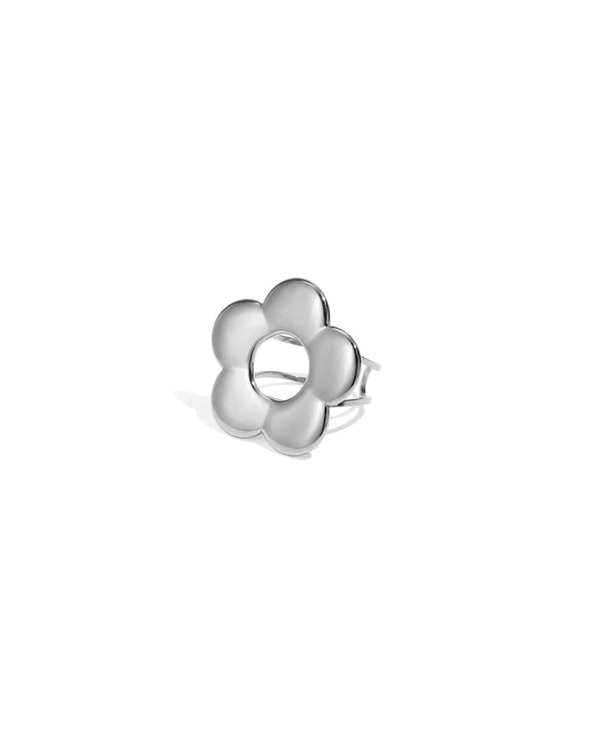 Stainless Steel Statement Rings Flower Casual Daily Simple Series Women's jewelry