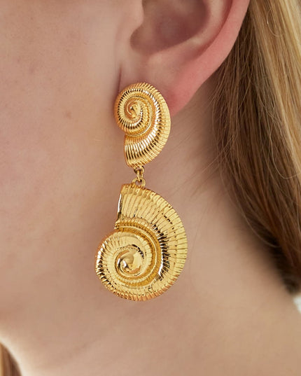 Oceaanwerveling oorbel