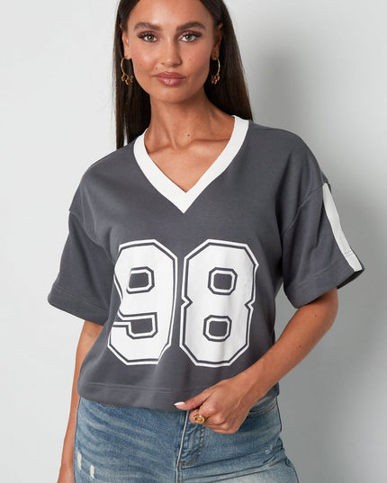 Cropped Football Shirt