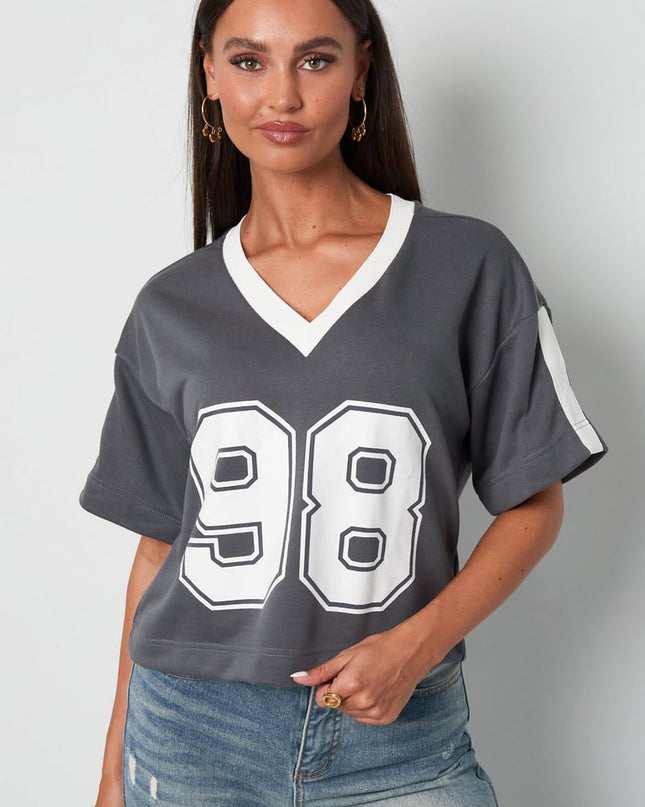 Cropped Football Shirt