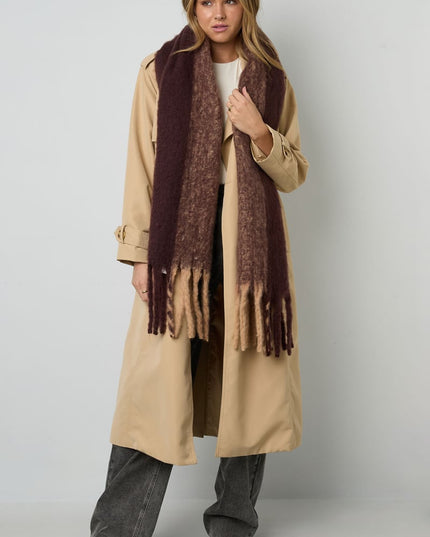 Winter scarves mixed color Casual Polyester Daily